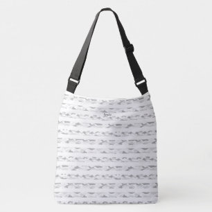 Name Customization Camouflage Border White Crossbody Bag
