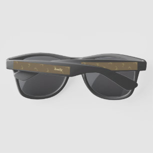 Name Customized Scorsese Brown Sunglasses