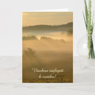 Name Day card in Czech