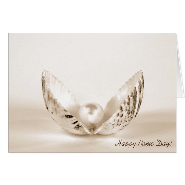 Name Day-pearl in oyster shell (Front Horizontal)