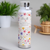 Name Definition with Colourful Wildflower Pattern