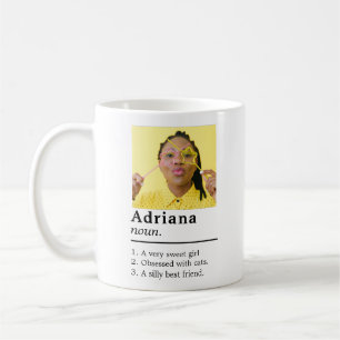 Name Definition With Photo  Coffee Mug