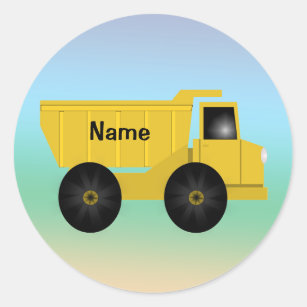 Name Dump Truck Stickers