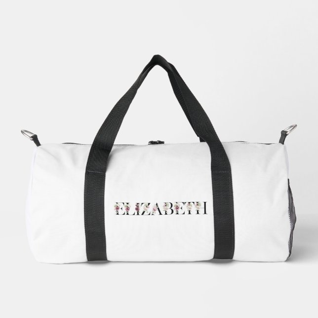 Name Elizabeth Duffle Bag (Front)