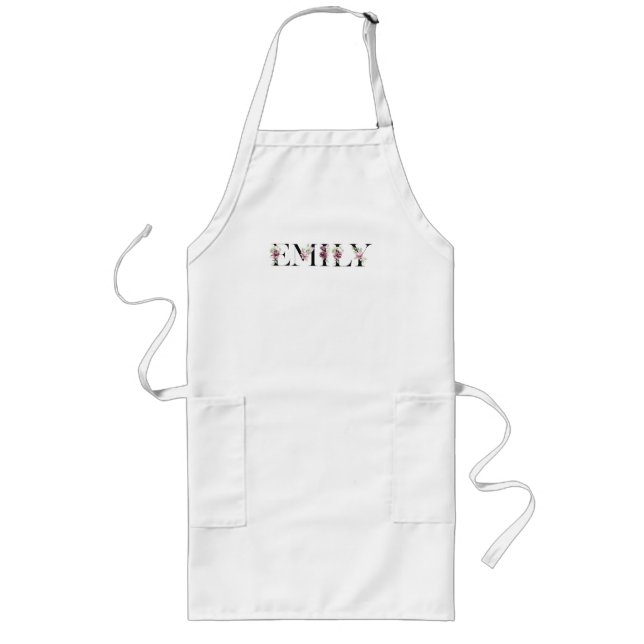 Name Emily Long Apron (Front)