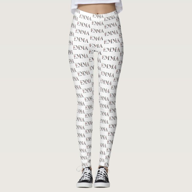 Name Emma Leggings (Front)