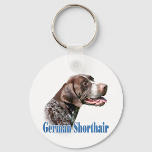 Name German Shorthaired Pointer  Key Ring