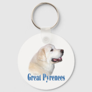 Name Great Pyrenees  Key Ring