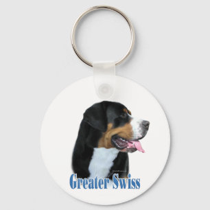 Name Greater Swiss Mountain Dog  Key Ring