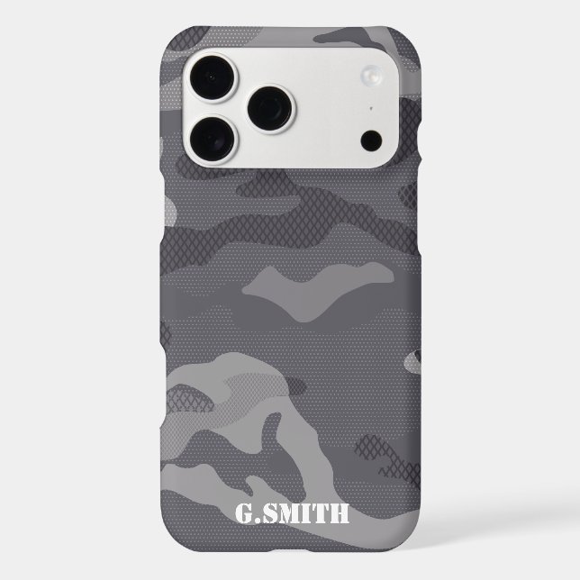 Name | Grey Texture Camouflage Pattern Camo your (Back)