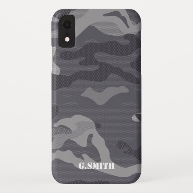 Name | Grey Texture Camouflage Pattern Camo your Case-Mate iPhone Case (Back)