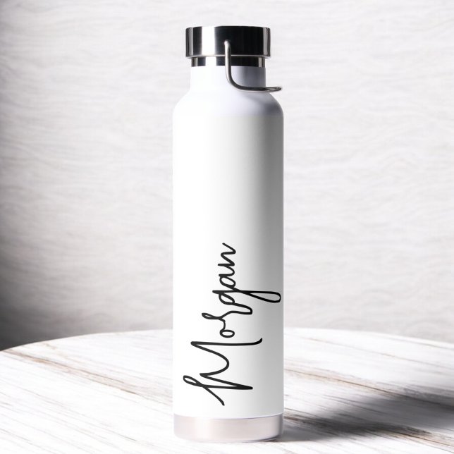 Name Hand Scripted Bachelorette Bridal Party Water Bottle (Creator Uploaded)