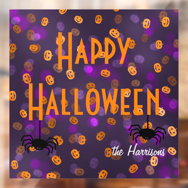 Name, Happy Halloween Pumpkins 12x12 (Sheet 2)