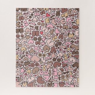 Name humour neutral breast pattern jigsaw puzzle