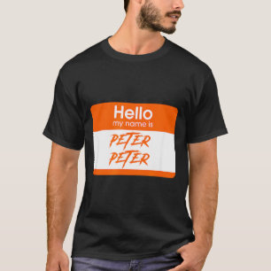 Name is Peter Peter Pumpkin Eater Funny Halloween T-Shirt