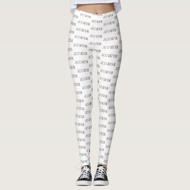 Name Jennifer Leggings (Front)