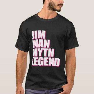 Name Jim Man Myth Legend Funny T-Shirt