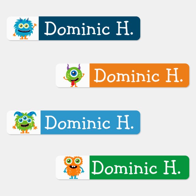 Name Labels for Children School Camp Dance More! (Group)