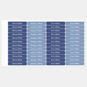 Name labels for school camp daycare