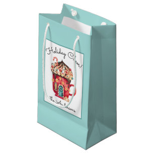 Name, Magic Candy House, Holiday Cheer, Small Gift Bag