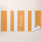 Name Marigold Orange And White Stripes Pattern