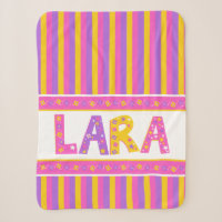 Name meaning Lara pink yellow purple flower star