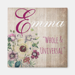 Name Meaning Magnet, Emma "Whole & Universal" Magnet