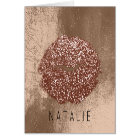 Name Metal Kiss Lips Glitter Skinny Bronze Gold