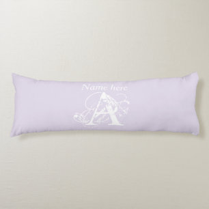 Name Monogram Chic Unique Elegant Modern Template Body Cushion
