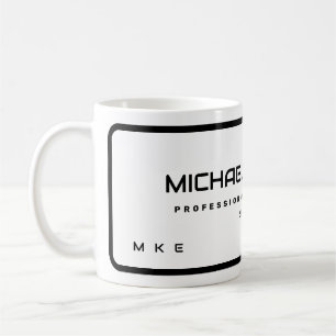 Name & Monogram Coffee Mug