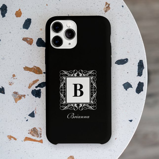 Name Monogram Regal Styled iPhone 14 Case (Creator Uploaded)