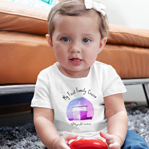 Name, My First Family Cruise 3mos to 24mos Baby T-Shirt