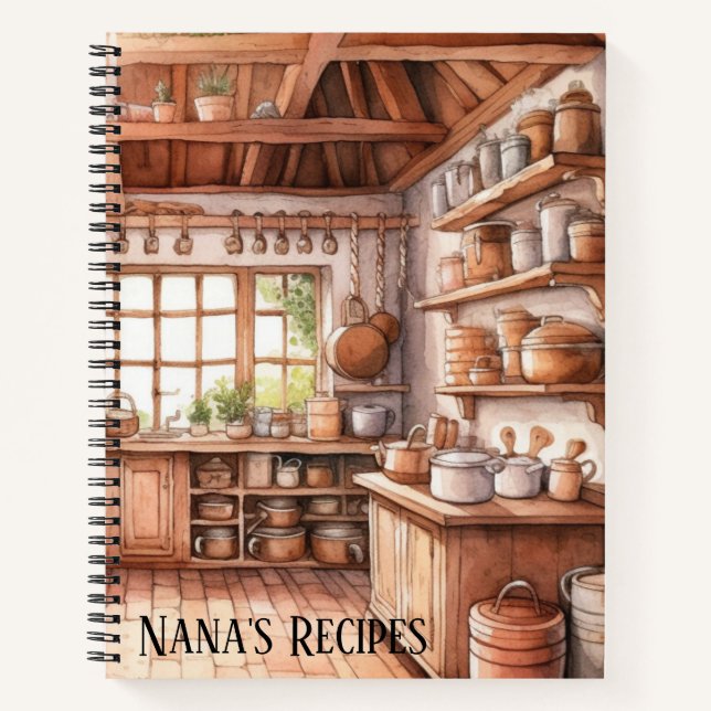 Name Nana's Favourite Recipes Keepsake Cook Book (Front)