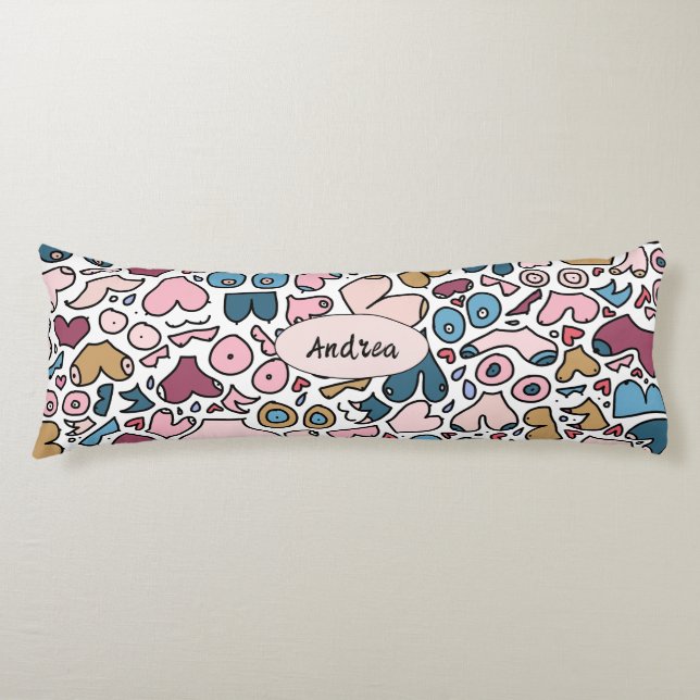 Name neutral breast pattern body cushion (Front)