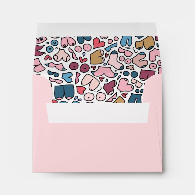 Name neutral breast pattern envelope (Back (Bottom))