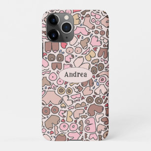 Name neutral breast pattern iPhone 11Pro case