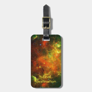 Name, North American and Pelican Nebulae Luggage Tag