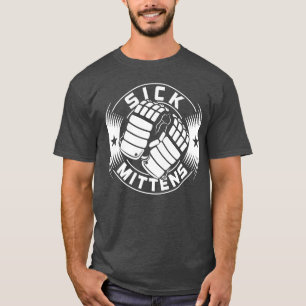 Name & Number Back Print Sick Mittens Hockey Tee