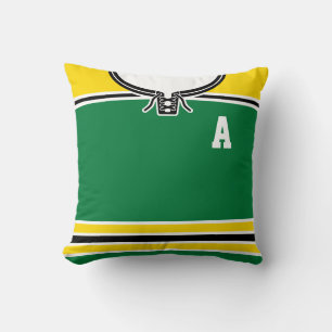Name & Number Customisable Hockey Jersey Pillow