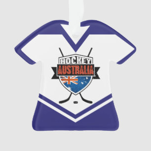 Name & Number Jersey Australia Logo Ornament