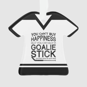 Name & Number Jersey Hockey Goalie Ornament