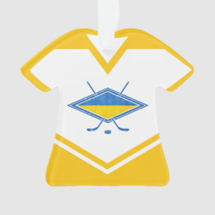 Name & Number Jersey Ukraine Holiday Ornament