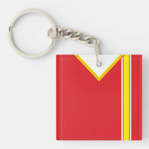 Name & Number Soccer Jersey Keyring, Football Key Ring