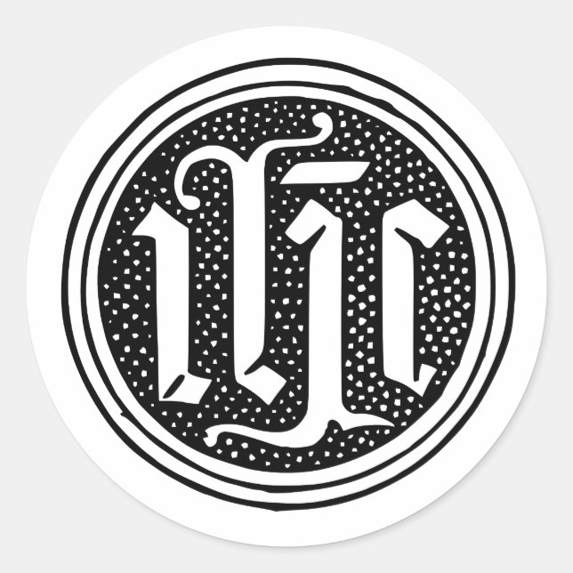 Name of Jesus "IHS" Stickers (Front)