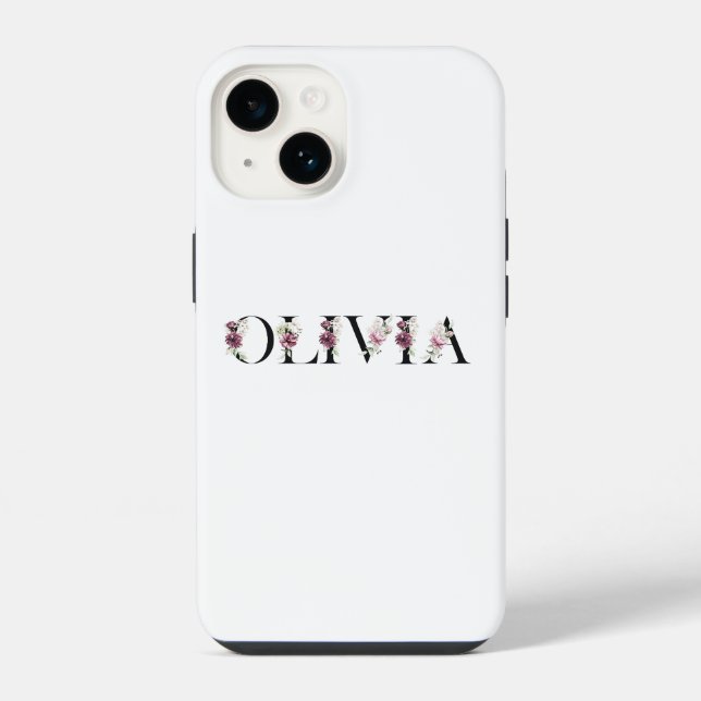 Name Olivia iPhone Case (Back)