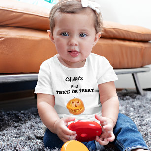Name on 6-24 Months Baby Halloween Jersey T-Shirt