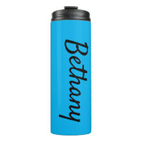 Name on Aqua Matching Design 12oz