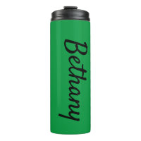 Name on Green Matching Design 12oz
