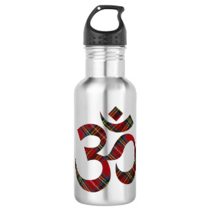 Name on Om Symbol 18oz Stainless Water Bottle