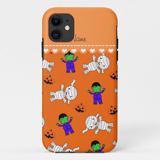 Name orange frankenstein mummy pumpkins Case-Mate iPhone case (Back)
